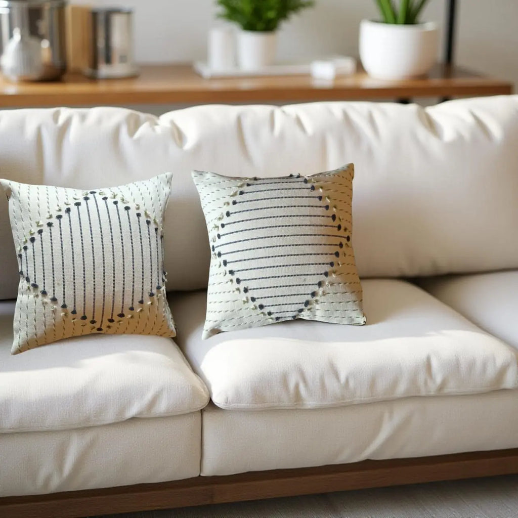 New Latest Design Premium Handmade cushion covers (Pack Of 2) Stylish Gift Decor