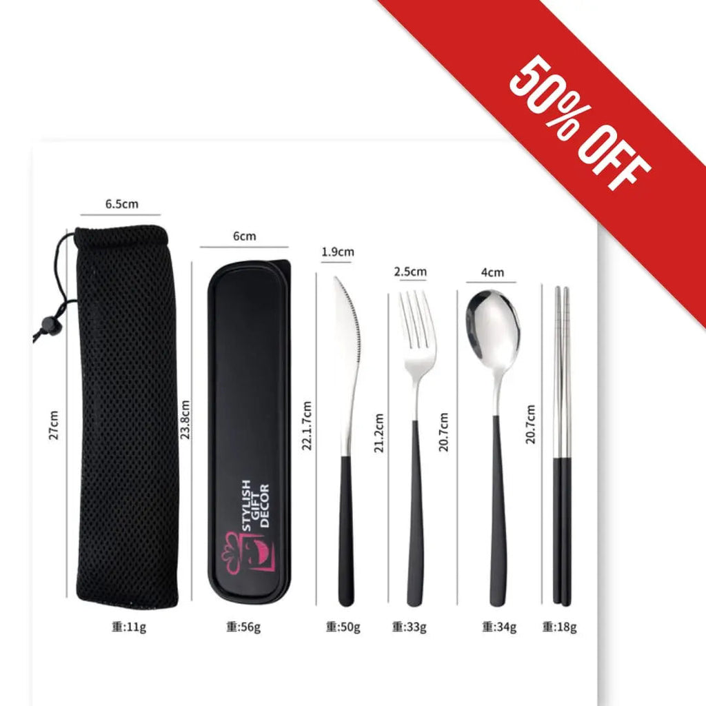 18/10 High Quality Portable Cutlery Set Stylish Gift Decor