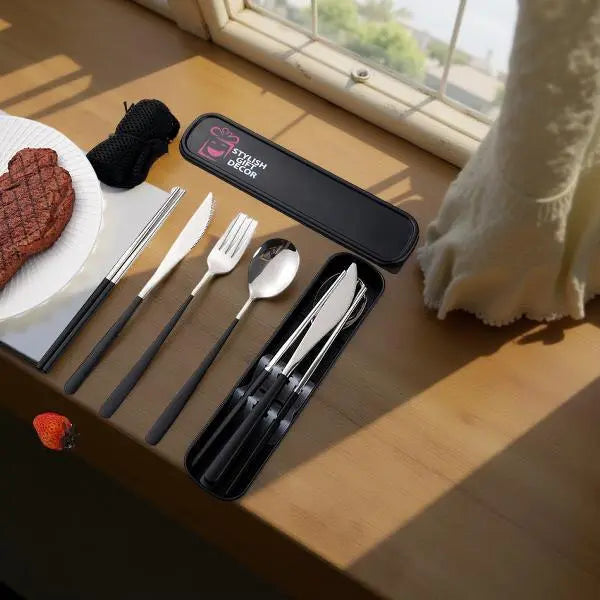 18/10 High Quality Portable Cutlery Set Stylish Gift Decor