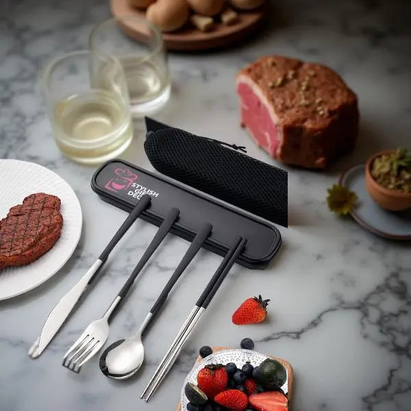 18/10 High Quality Portable Cutlery Set Stylish Gift Decor