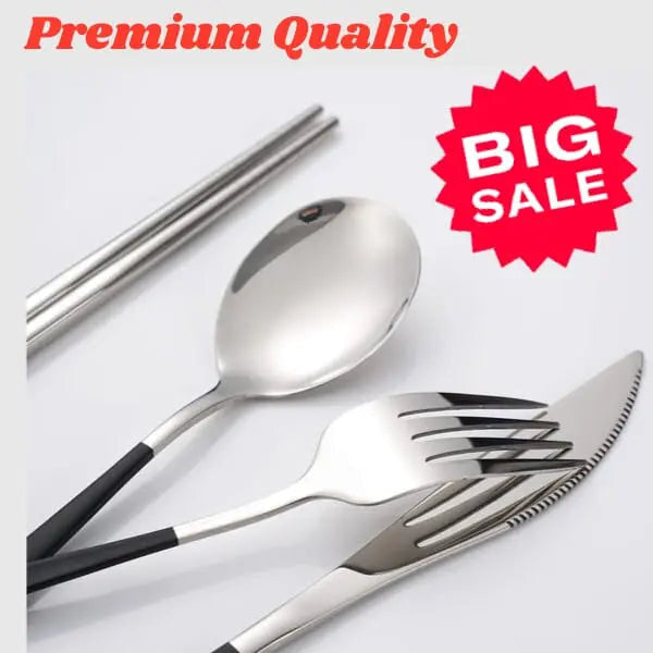 18/10 High Quality Portable Cutlery Set Stylish Gift Decor