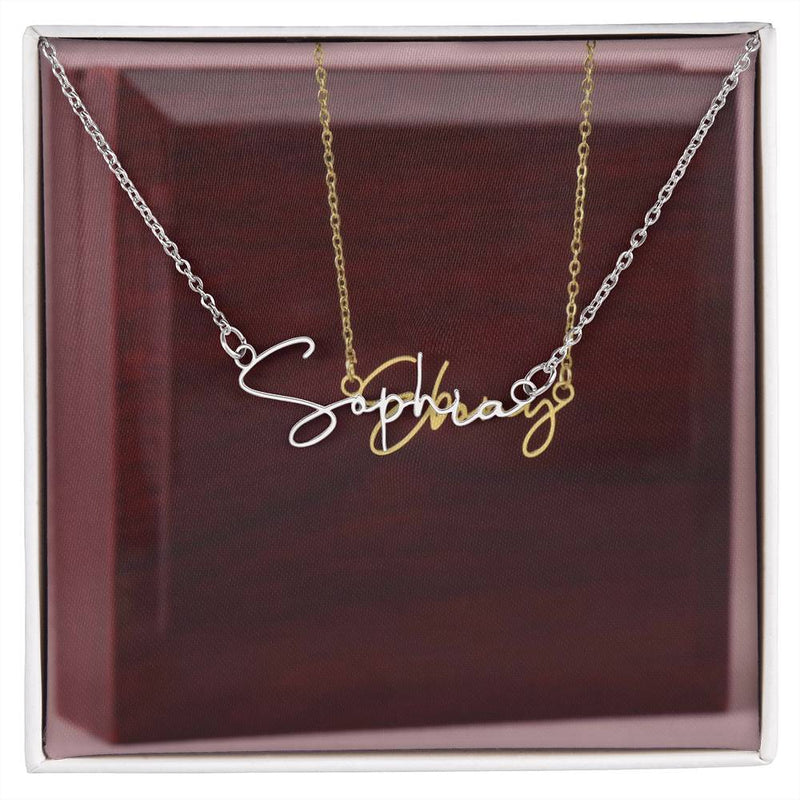 signature necklace, signature, personalized name necklace, necklace, name necklace silver, name necklace gold, name necklace for women, name necklace for men, name necklace, gold necklace, gold chain, Gift