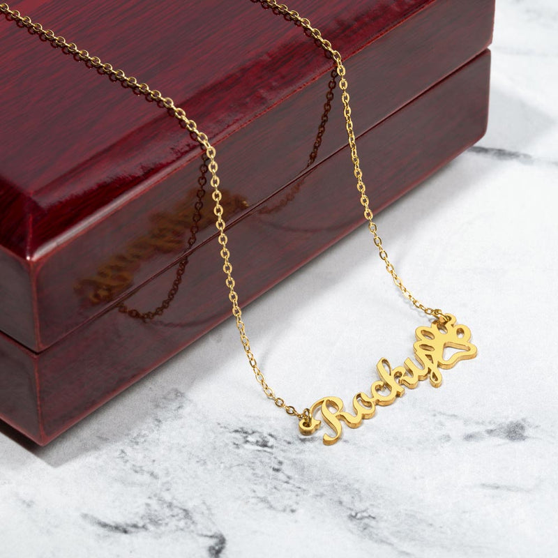 pawprints, paw print necklace, paw print, paw necklace, necklace, name necklace silver, name necklace gold, name necklace for women, name necklace, gold necklace, gold chain, Gift, animal paw prints,