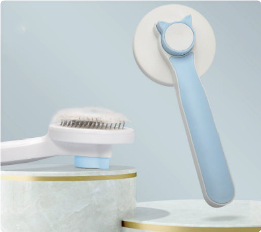 Premium Pet Cat Comb – Gentle Grooming Brush for Smooth & Shiny Fur