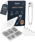 (3 set) Silver Safety Pins 1500 PCS, 5 Assorted Sizes of Durable, Small and Large Safety Pins Bulk, Sharp Edge Pins for Clothes, Sewing, Arts & Craft