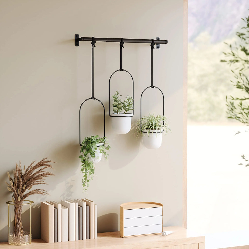 Triflora Hanging Planter for Window - Stylish Gift Decor