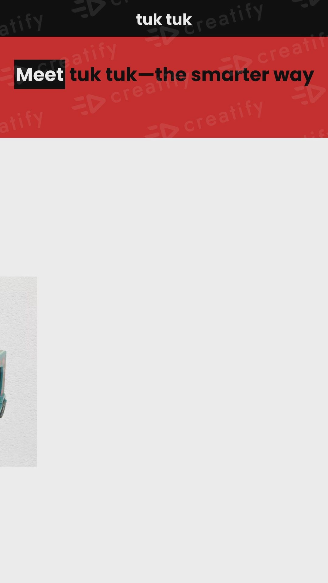 (Pack of 2) Handmade Baby Tuk Tuk Set – Unique Cultural Miniature for Play & Home Décor