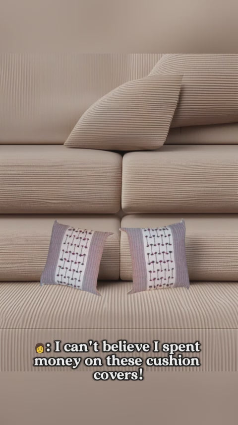 Handmade Premium Cushion Covers Set of 4 – Stylish & Eco-Friendly Throw Pillow Covers