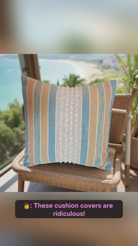 Handmade Premium Modern Cushion Covers - Pack of 4| Stylish Eco-Friendly Pillow Cases