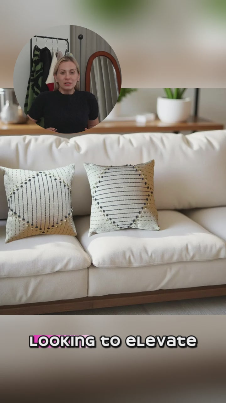(Pack of 4) Elegant Handmade Premium Cushion Covers| Soft, Durable & Eco-Friendly Home Decor